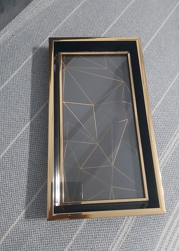 Siyah Altın Detaylı Dekoratif Tepsi - Görsel 4