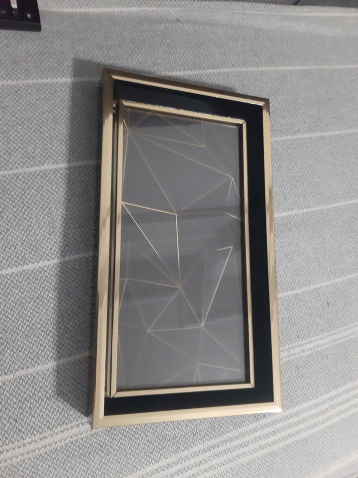 Siyah Altın Detaylı Dekoratif Tepsi - Görsel 5