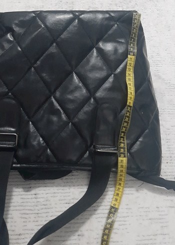 Deri Siyah Kadın Omuz Çantası - Görsel 7