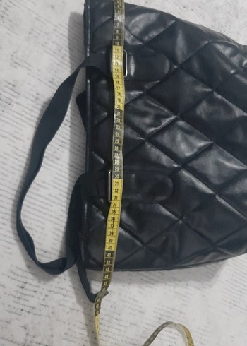 Deri Siyah Kadın Omuz Çantası - Görsel 8