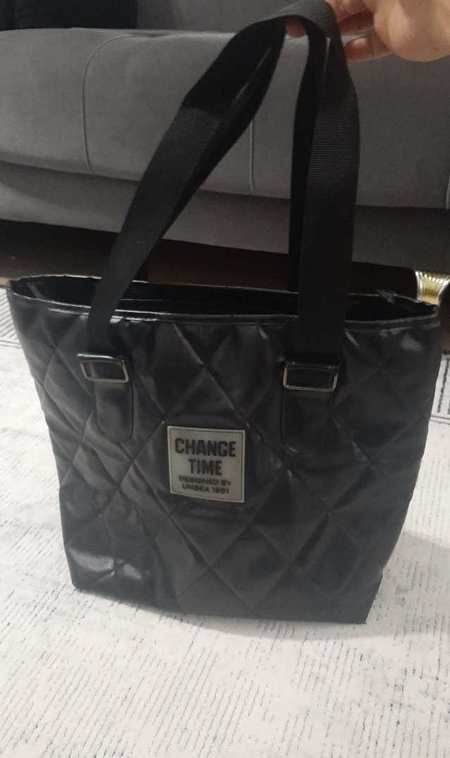 Deri Siyah Kadın Omuz Çantası - Görsel 3