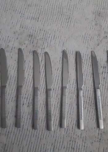 Gri Bıçak Seti 12Parça - Görsel 2