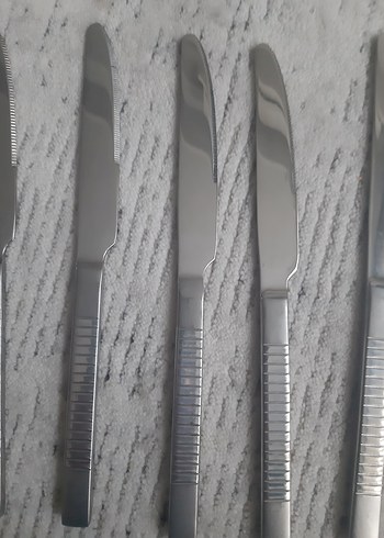 Gri Bıçak Seti 12Parça - Görsel 5