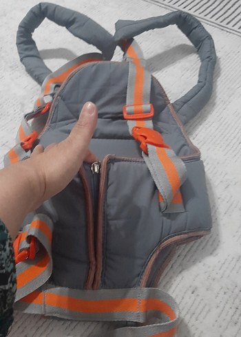 Gri Bebek Taşıyıcı Kanguru - Görsel 4