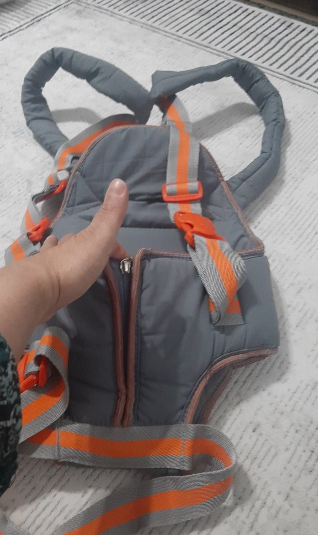 Gri Bebek Taşıyıcı Kanguru - Görsel 4