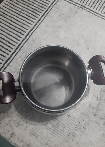 Gri Paslanmaz Çelik Tencere Kapaklı - Görsel 4