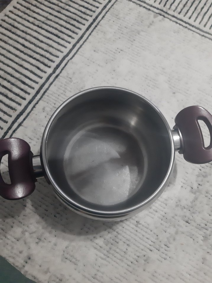 Gri Paslanmaz Çelik  Tencere Kapaklı - Görsel 4