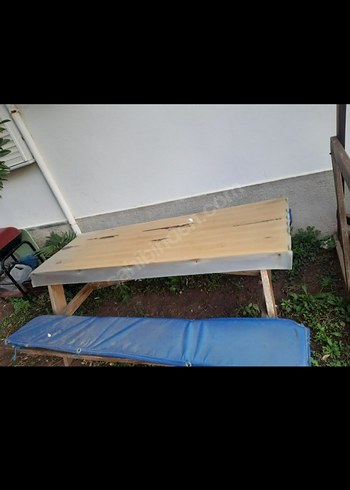 Ahşap 3 kişilk salıncak ve masa seti - Görsel 6