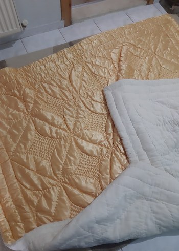 Bej Parlak Kapitone Yorgan - Görsel 7