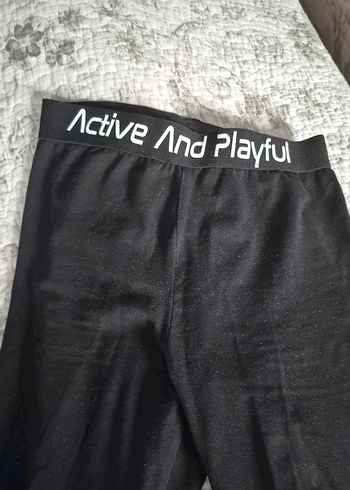 Siyah kız çocuk tayt - Görsel 2