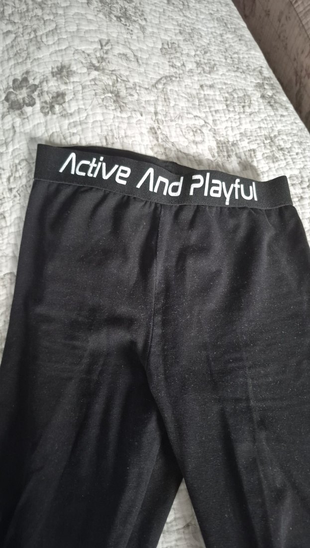 Siyah kız çocuk tayt - Görsel 2