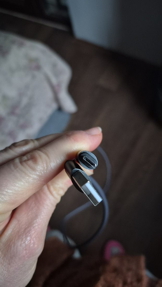 zore Gri USB Telefon Şarj Kablosu - Görsel 3