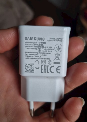 Samsung Galaxy orijinal Hızlı Telefon Şarj Adaptörü TA200 model - Görsel 3