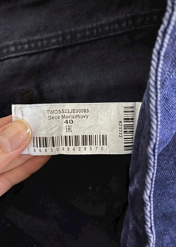 Trendyolmilla lacivert kot - Görsel 3