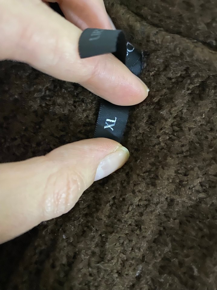 Düğmeli Kahverengi Kadın Hırka - Görsel 2