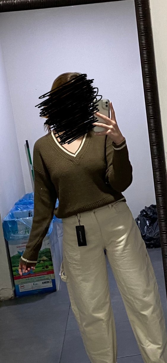 Addax kahverengi kazak - Görsel 3