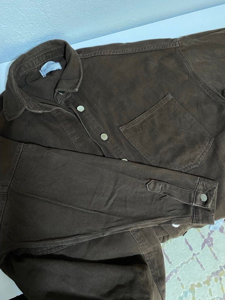 Addax kahverengi kot ceket - Görsel 4