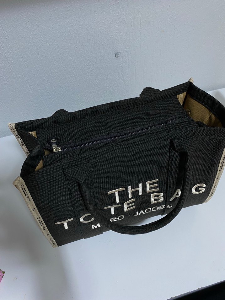 Siyah Fermuarlı Kadın Tote Çanta - Görsel 4