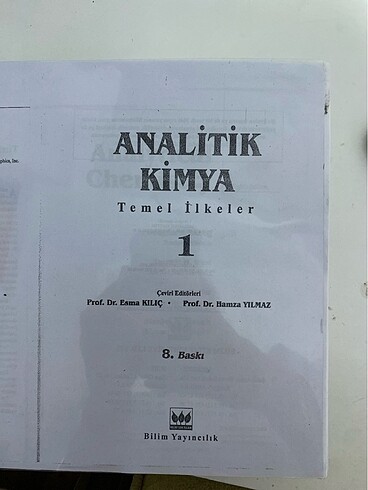 Analitik Kimya
