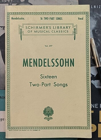 Sixteen Two-Part Songs (F. Mendelssohn)