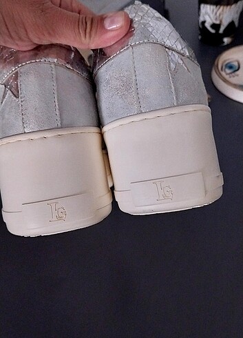 39 Beden gri Renk Luca grossi tabanlı sneaker 