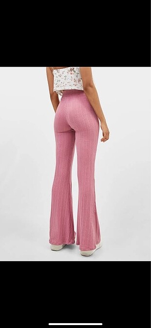 Bershka fitilli ispanyol paça pantolon