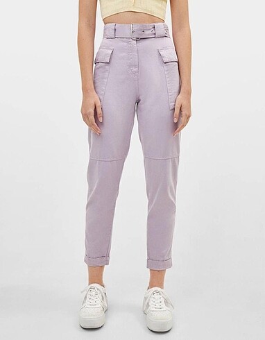 Bershka lila pantolon