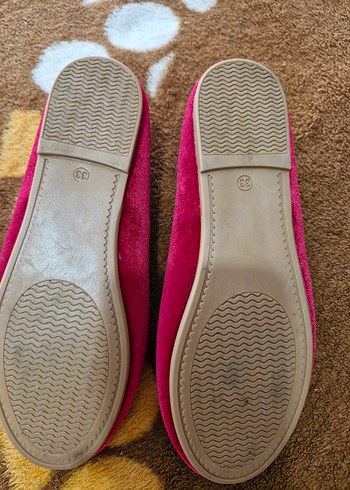 kırmızı Kadife Fiyonk Detaylı Kız Babet - Görsel 3