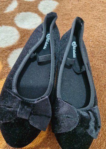 Kız Çocuk Siyah Fiyonk Detaylı Babet - Görsel 3