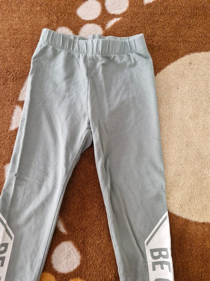 lcw Kız Çocuk Gri Baskılı Tayt - Görsel 2