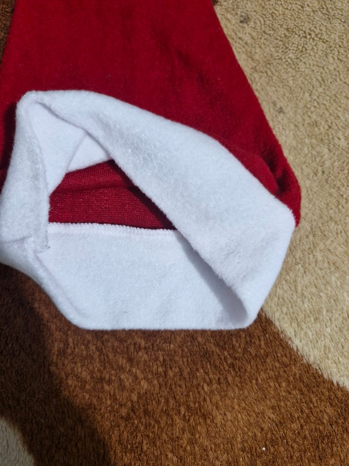 Kırmızı Beyaz Noel Baba Şapkası - Görsel 2