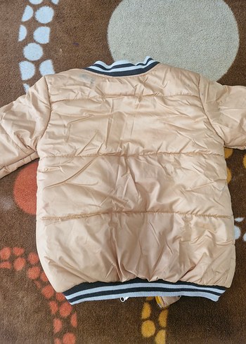 Sarı Erkek Çocuk Fermuarlı Mont - Görsel 5