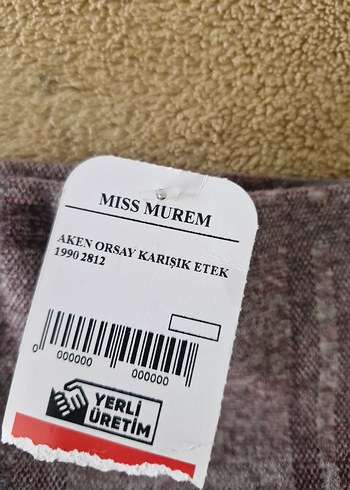 Gri bordo Kadın Midi Örgü Etek - Görsel 3