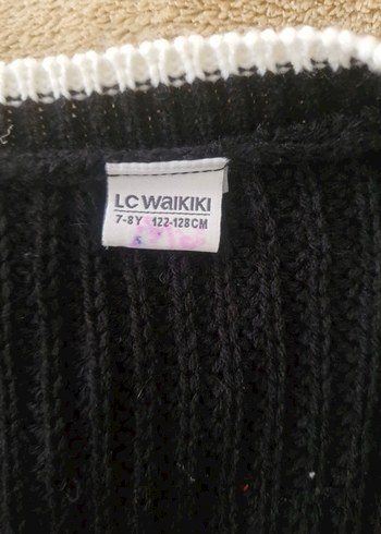 kiz Çocuk Nakışlı Örgü Hırka - Görsel 3