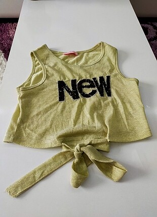 Crop bluz hiç kullanılmadı