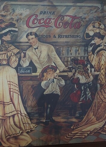  Beden çeşitli Renk Antika Coca Cola tablo