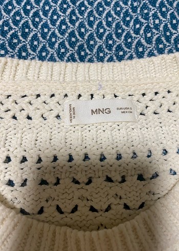 Mango Ajur Örgü Triko - Görsel 2