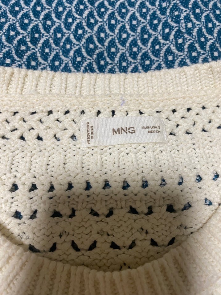 Mango Ajur Örgü Triko - Görsel 2