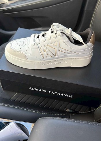 Armani Exchange Beyaz Deri Sneaker