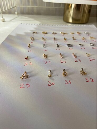  Beden siyah Renk Piercing hizme tragus
