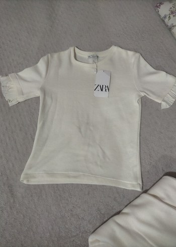 zara Piliseli Midi Keten Kadın Triko Elbise - Görsel 3