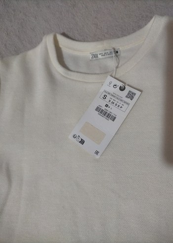 zara Piliseli Midi Keten Kadın Triko Elbise - Görsel 5