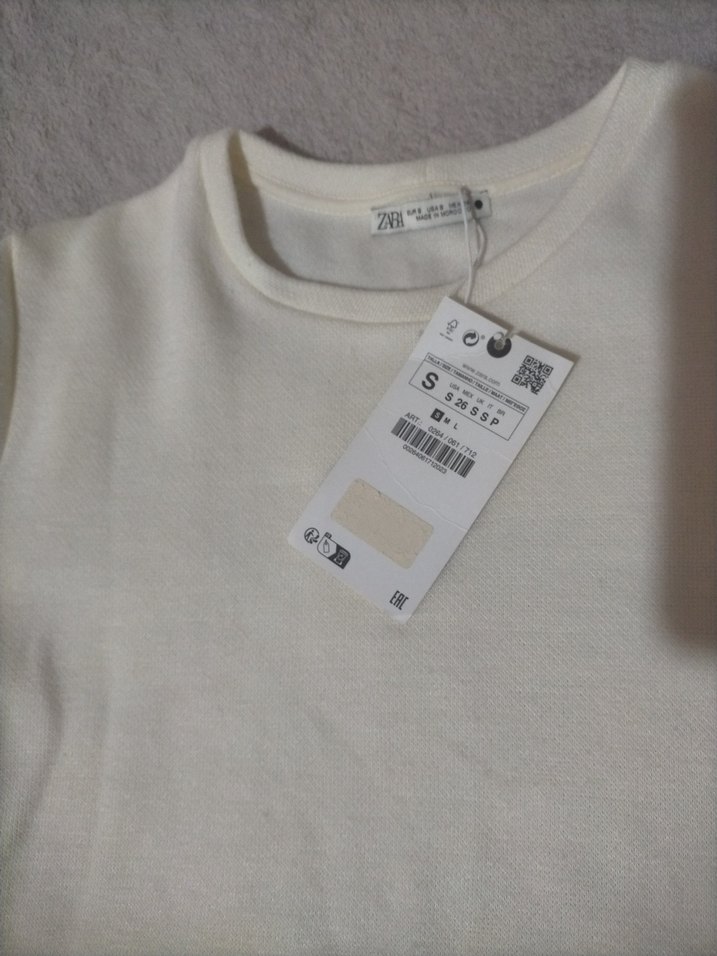 zara Piliseli Midi Keten Kadın Triko Elbise - Görsel 5