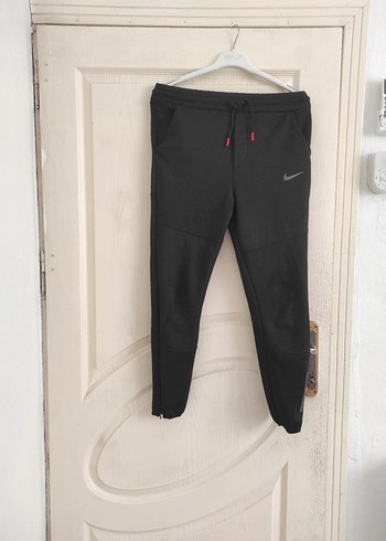 Nike Fermuarlı Siyah Erkek Eşofman Altı