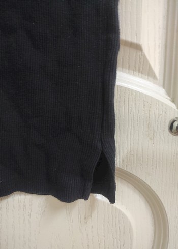 Siyah Midi Dar Kesim Kadın  Etek - Görsel 4