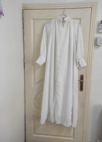 Beyaz Uzun nikah elbisesi - Görsel 3