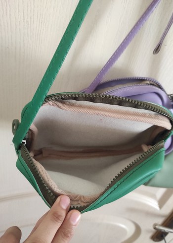 Pastel Renkli Çapraz omuz Çanta adet fiyatıdır - Görsel 5