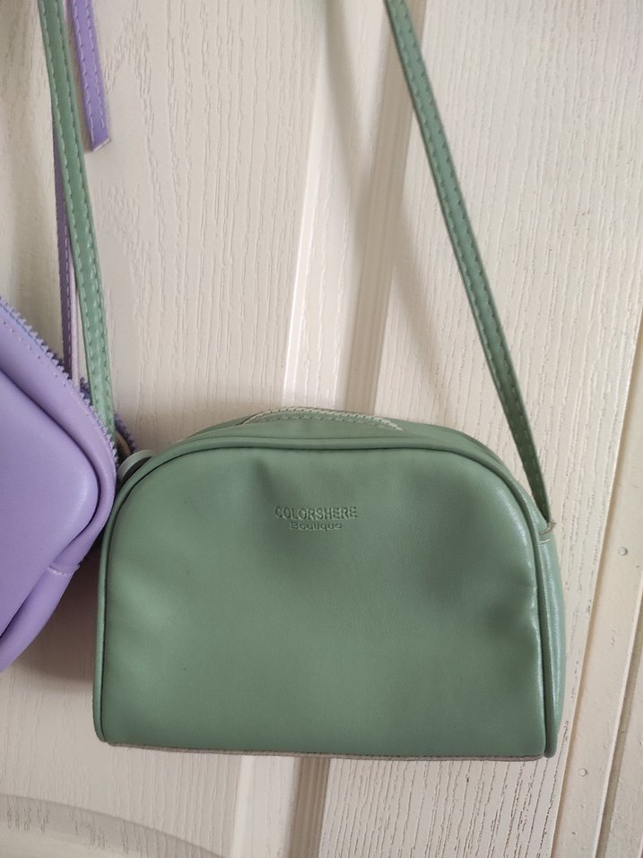 Pastel Renkli Çapraz omuz Çanta adet fiyatıdır - Görsel 2