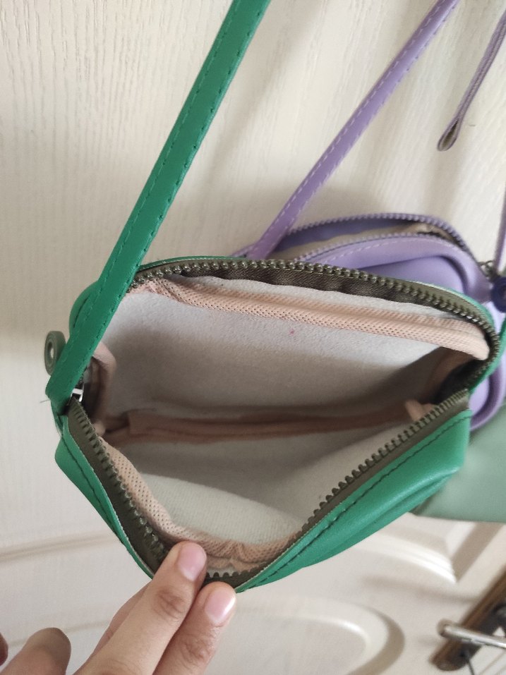 Pastel Renkli Çapraz omuz Çanta adet fiyatıdır - Görsel 5