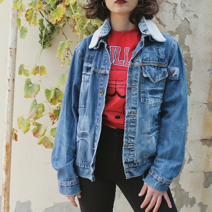 vintage boyfriend denim jacket